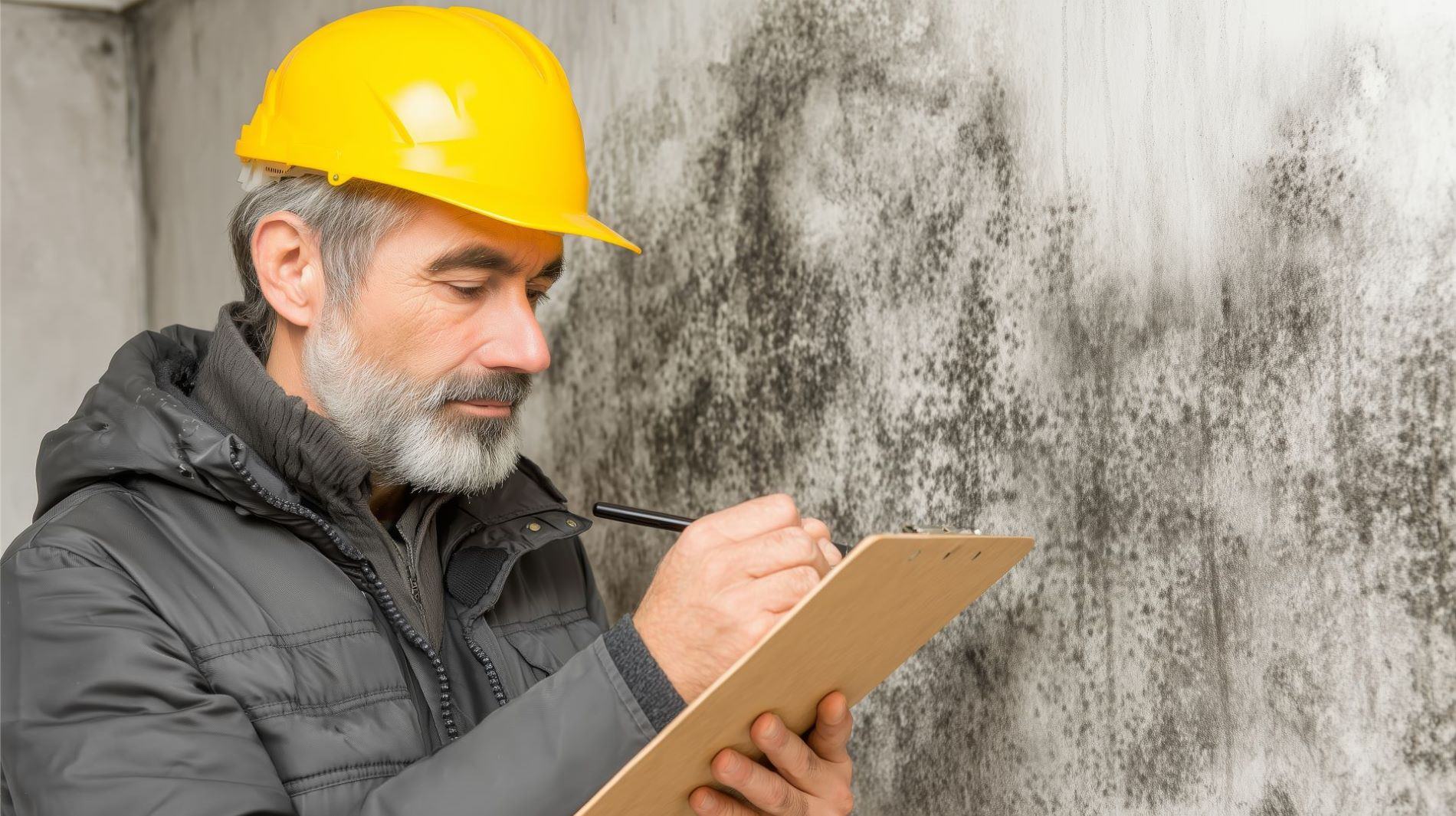 Checking for hidden moisture after mold remediation in a residential home
